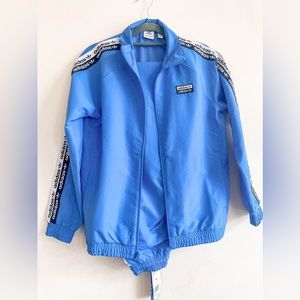 Pants and Jacket: Vintage Adidas Trefoil Logo Tape | 90s Boys (M)